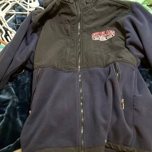 Nice six flags rain jacket